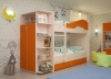 Двухъярусная кровать со шкафом Мая (ТМК) - Интернет-магазин мебели Создай уют, Екатеринбург