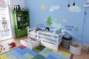 Кровать детская деревянная с бортиками (ЭкоМ) - Интернет-магазин мебели Создай уют, Екатеринбург