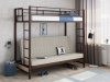 Кровать двухъярусная с диваном Мадлен - Интернет-магазин мебели Создай уют, Екатеринбург