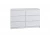 Комод на 6 ящиков Мори МК1206 белый (ДСВ) - Интернет-магазин мебели Создай уют, Екатеринбург