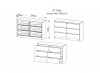 Комод на 6 ящиков Мори МК1206 графит (ДСВ) - Интернет-магазин мебели Создай уют, Екатеринбург