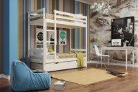 Кровать двухъярусная Фант 1 (массив) - Интернет-магазин мебели Создай уют, Екатеринбург