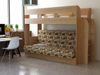Кровать двухъярусная с диваном Дива (Версаль) - Интернет-магазин мебели Создай уют, Екатеринбург