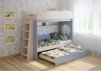 Трехъярусная кровать Легенда 10.4 - Интернет-магазин мебели Создай уют, Екатеринбург