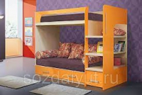 Кровать двухъярусная №8 (Эл) - Интернет-магазин мебели Создай уют, Екатеринбург