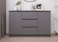 Комод Мори МК1200.3 графит (ДСВ) - Интернет-магазин мебели Создай уют, Екатеринбург