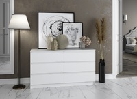 Комод на 6 ящиков Мори МК1380.6 белый (ДСВ) - Интернет-магазин мебели Создай уют, Екатеринбург