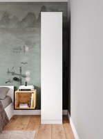 Шкаф Пенал Мори МШ400 белый (ДСВ) - Интернет-магазин мебели Создай уют, Екатеринбург