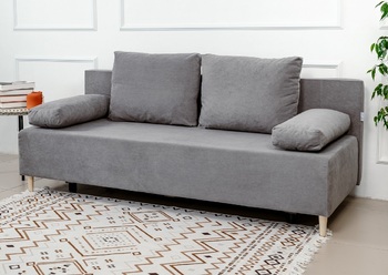 Диван-кровать прямой Генри Genri (велюр) - Интернет-магазин мебели Создай уют, Екатеринбург