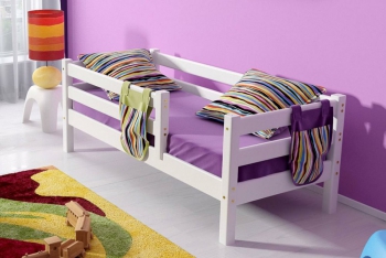 Кровать детская деревянная с бортиками (ЭкоМ) - Интернет-магазин мебели Создай уют, Екатеринбург