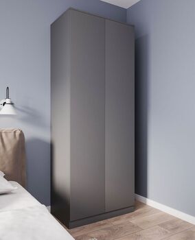 Шкаф для одежды Мори МШ800 графит (ДСВ) - Интернет-магазин мебели Создай уют, Екатеринбург